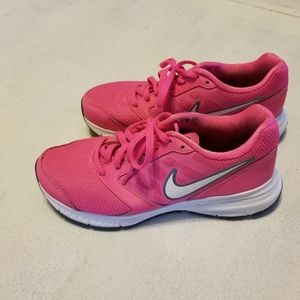 Hot Pink Nike Athletic Shoes